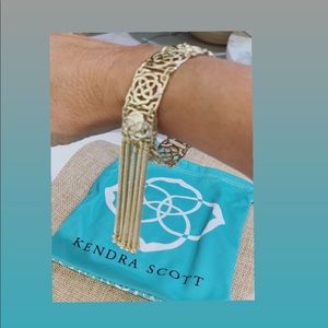 Kendra Scott Gold Tassel Bracelet
